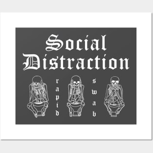 social distraction Posters and Art